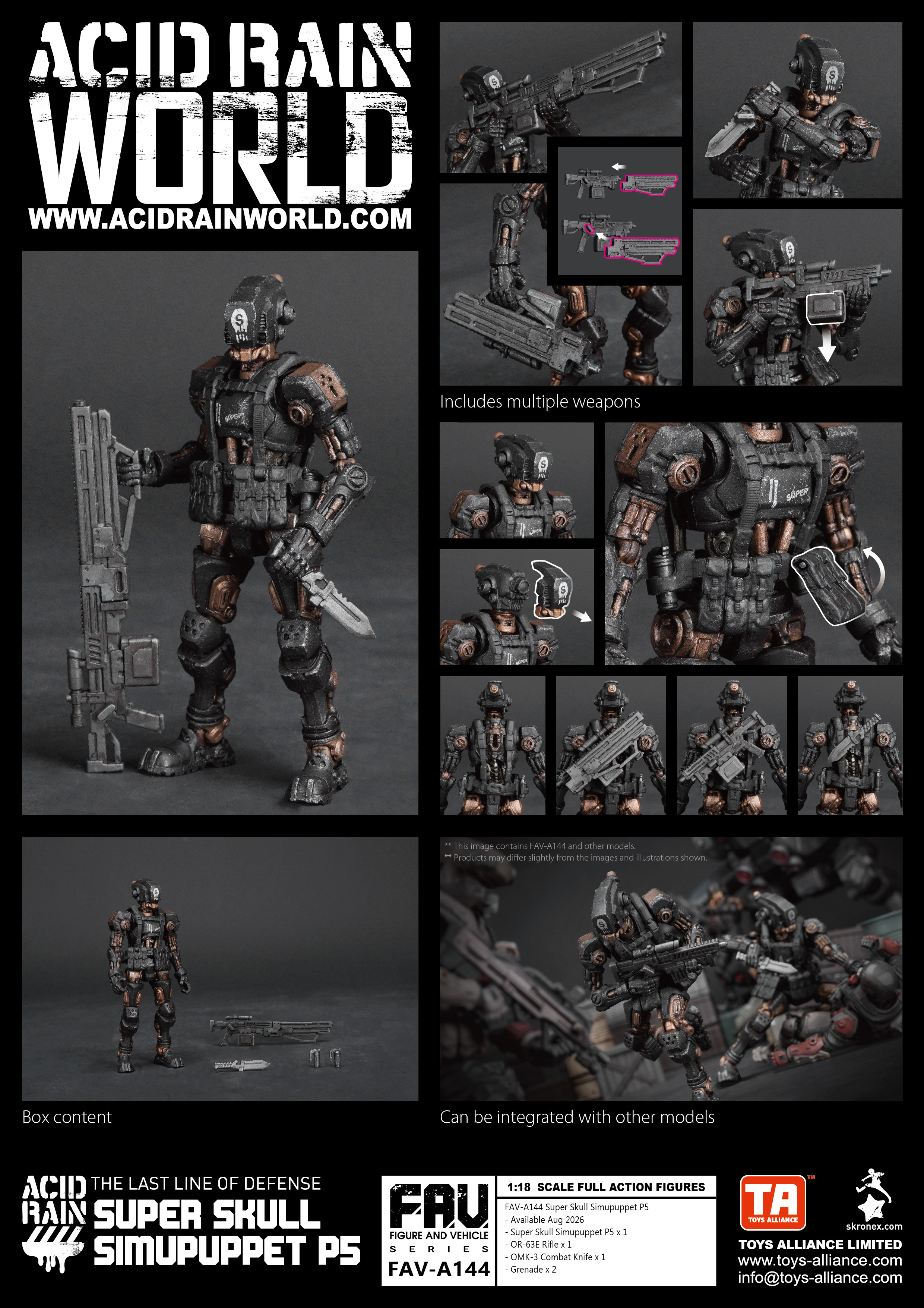 [預訂] Toys Alliance Acid Rain FAV-A144 超級骷髏影傀 P5