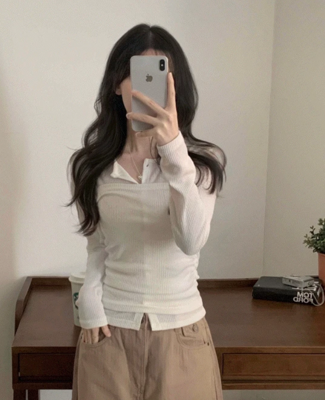 春季預訂｜疊穿針織上衣開襟衫套裝