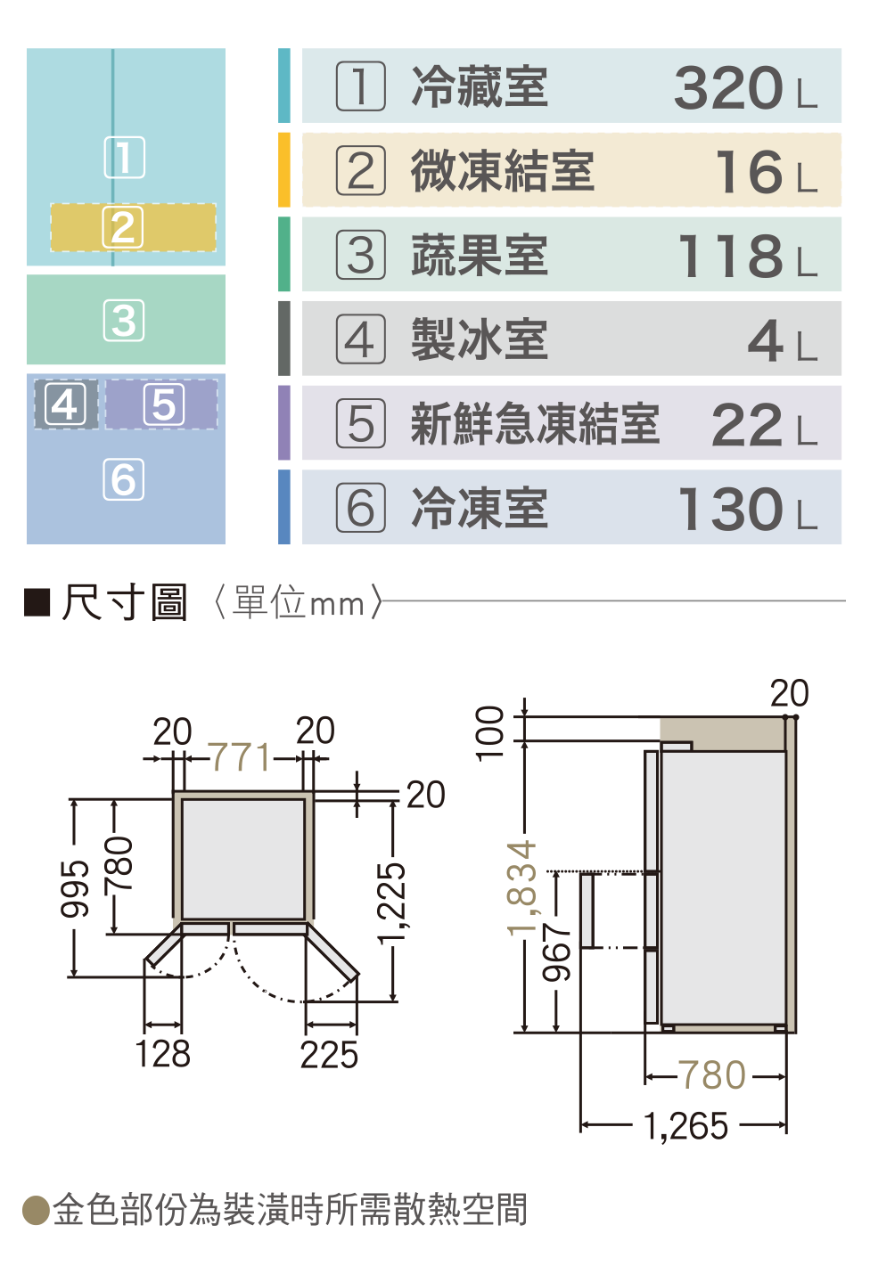 國際四門/三門冰箱 日系上質系列 無邊框岩板玻璃 NR-D615XGS/NR-C615XGS (610L)
