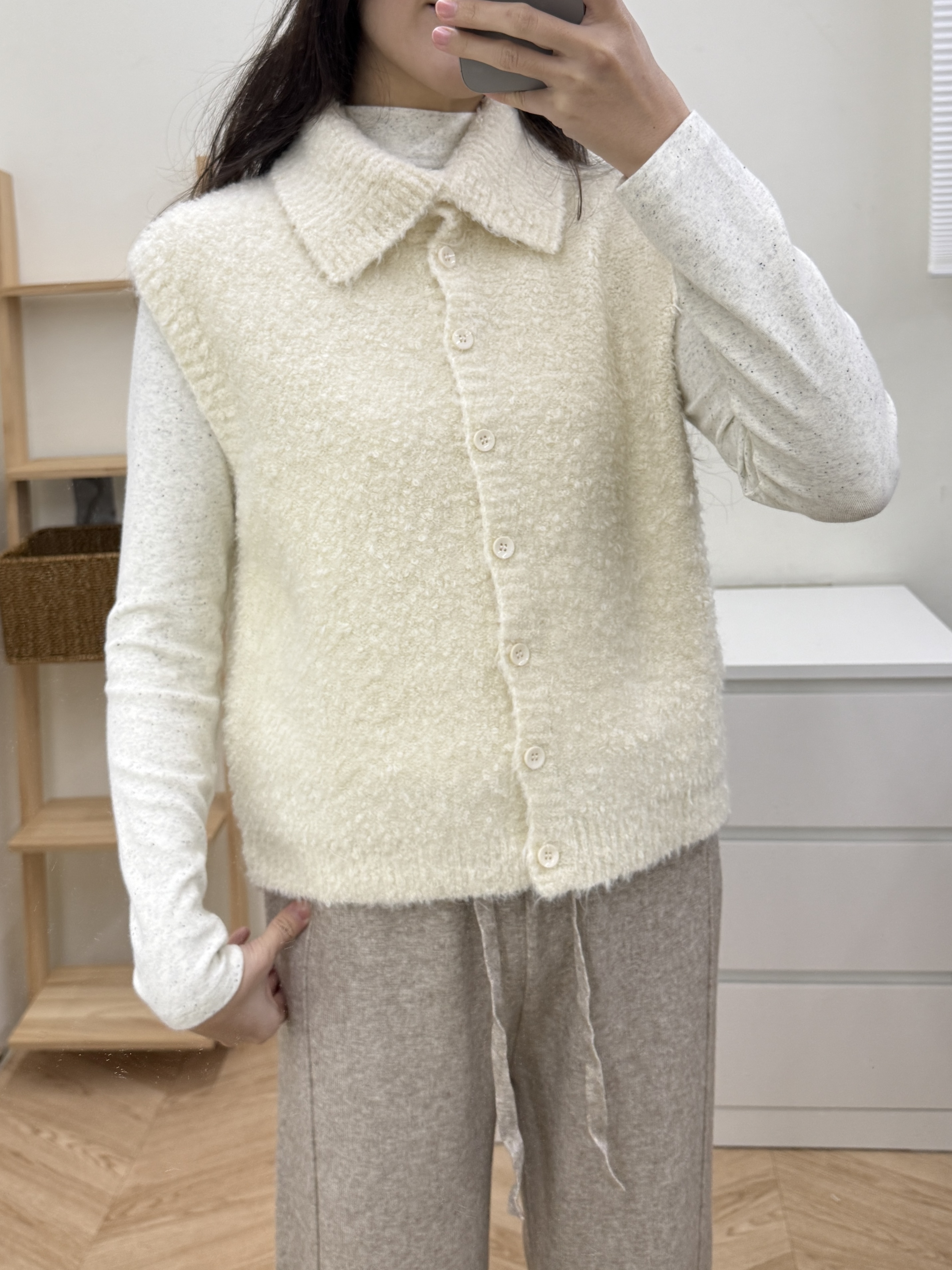 開扣針織背心*2色