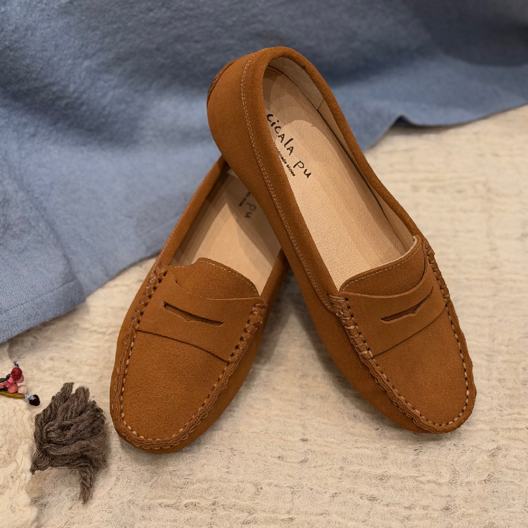 2130 質感棕絨 莫卡辛