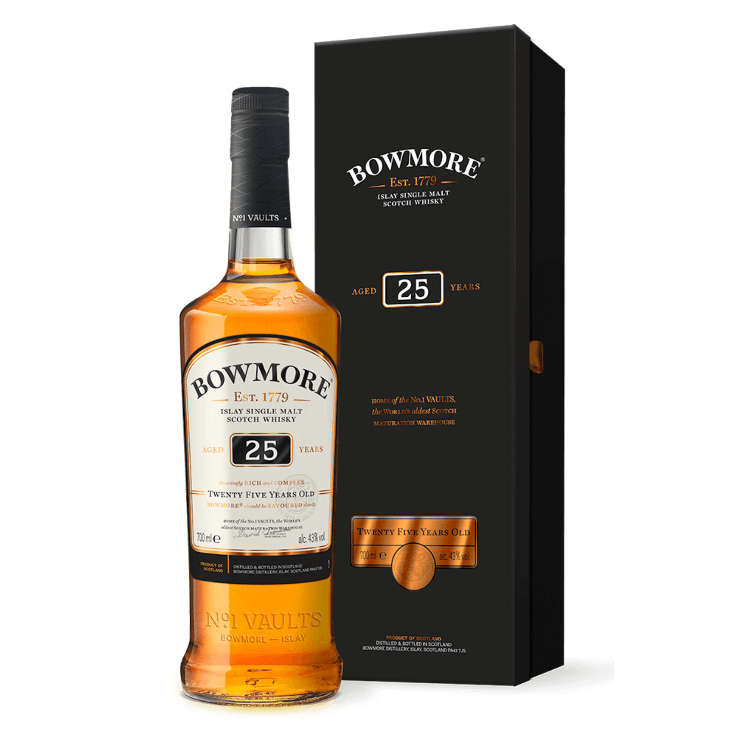 波摩25年單一純麥威士忌 Bowmore 25 Years Single Malt Whisky