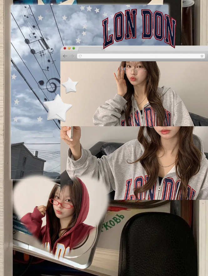 春季預訂｜LONDON ZIPUP HOODIE