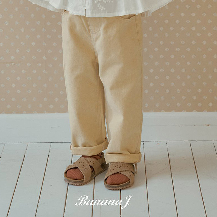 正韓春Bananaj 兩色復古直筒褲