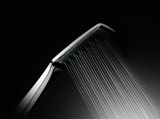 創新空氣加壓技術水流與普通水流對比示意圖