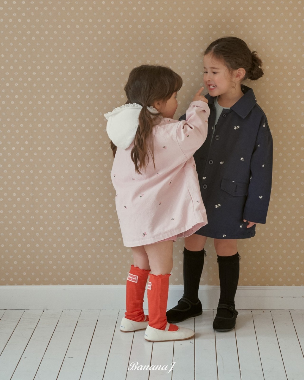 正韓春Bananaj 米白頭圍圍巾