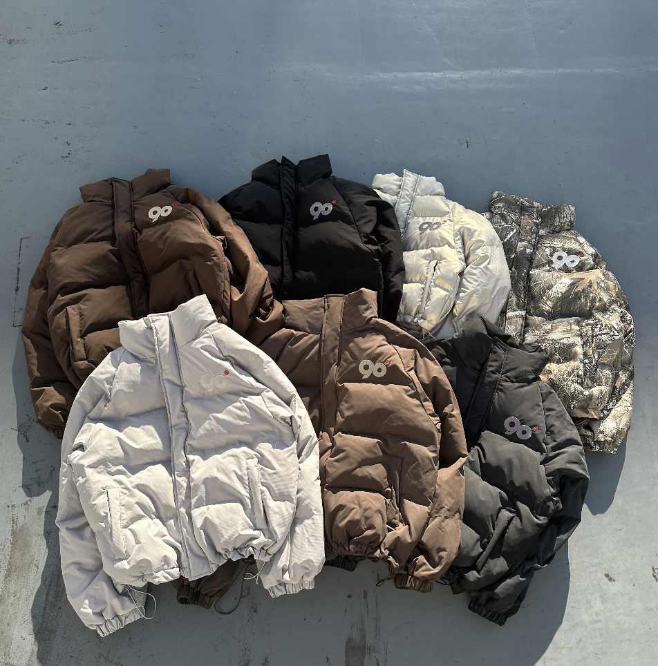 90 Logo Rich Puffer Jacket