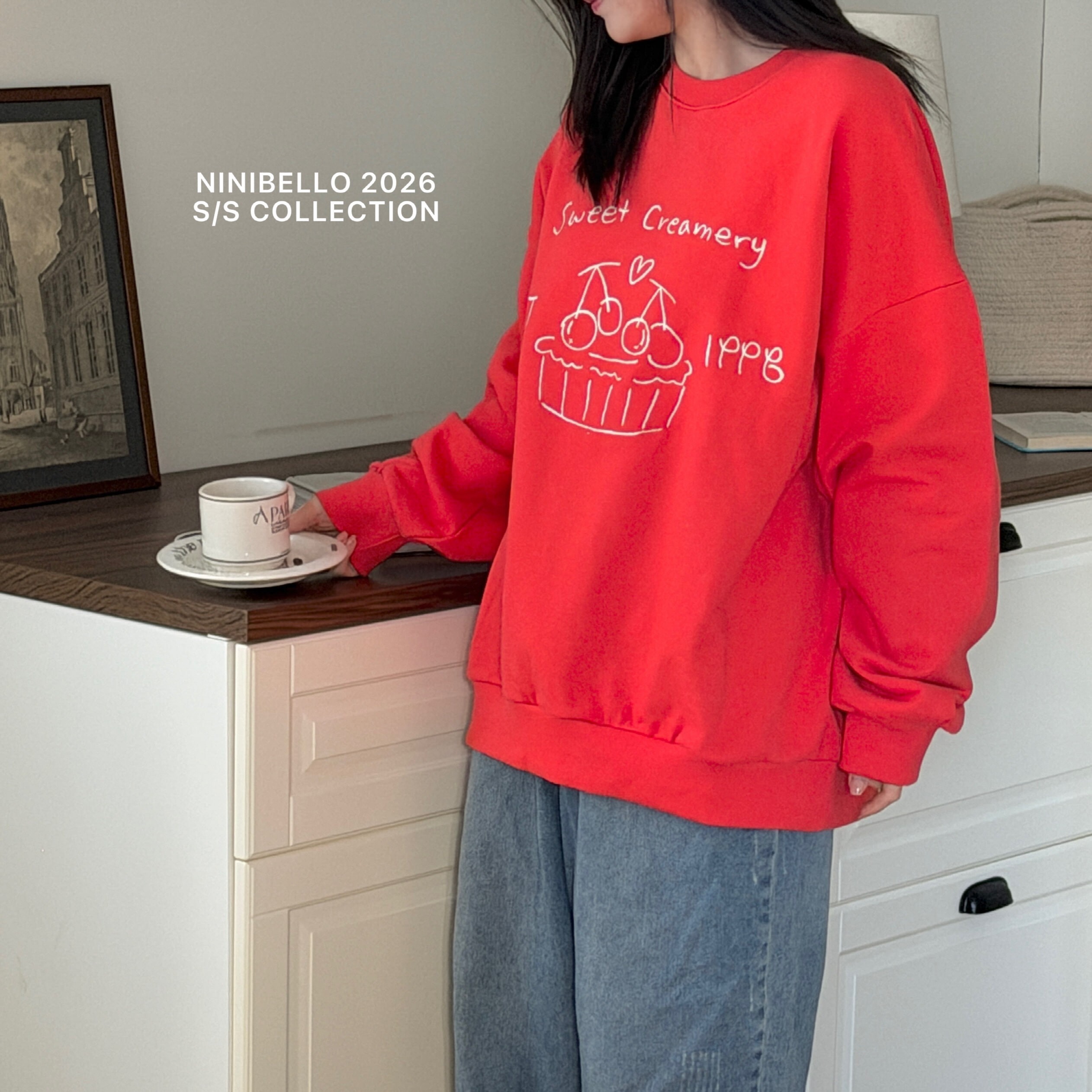 【大人款】櫻桃派親子大學T 3色