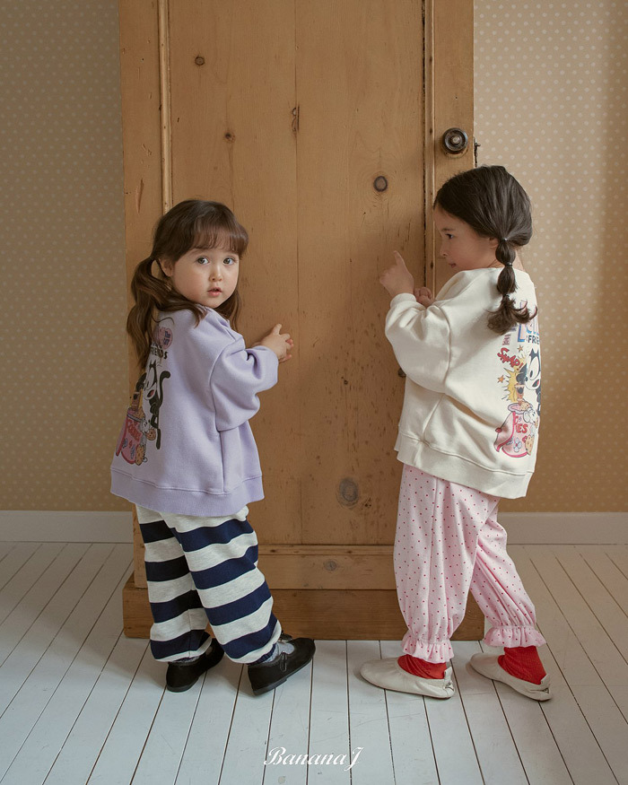 正韓春Bananaj 兩色Felix the Cat大學上衣