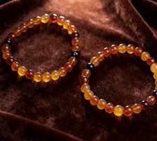 YY2604  MD209缅甸血翳多宝 手串6mm