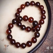 YY2610  MD214紫蜜变色龙手串13mm