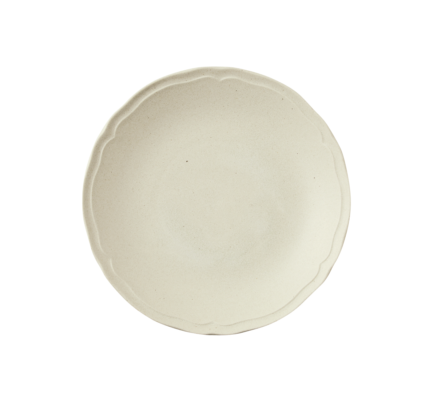 丸モ高木陶器 - 輕量陶瓷 10 吋餐盤 - 黑色