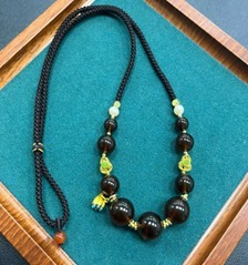 YY2612  DIY743紫蜜葫芦项链