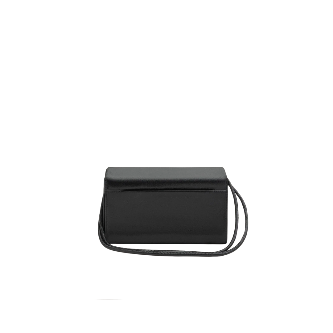 1FF0101-235 [AMI PARIS] Cowhide Leather Voulez-Vous Wallet On Strap Black (SS26) #ULL164.AL0052.001 (B-EU-E)