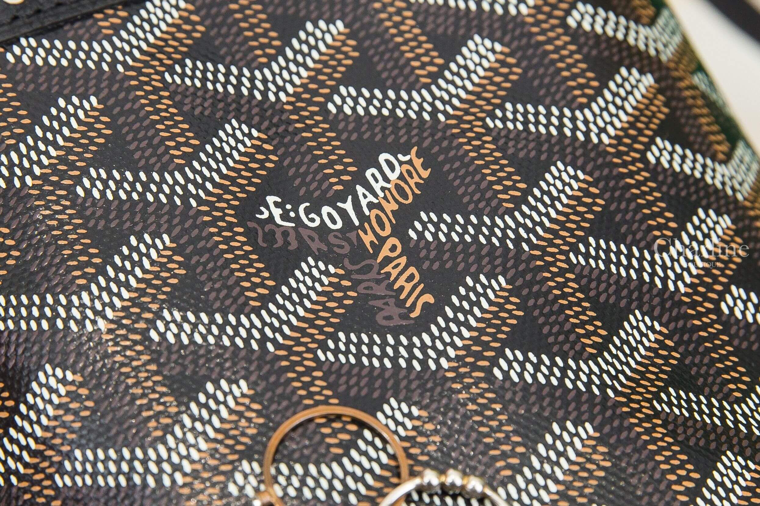 Goyard Petit Flot Mini Bucket Bag 黑色帆布小牛皮同色肩帶迷你水桶手提肩背包