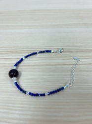 YY2622  DIY879血翳12mm青金石手链