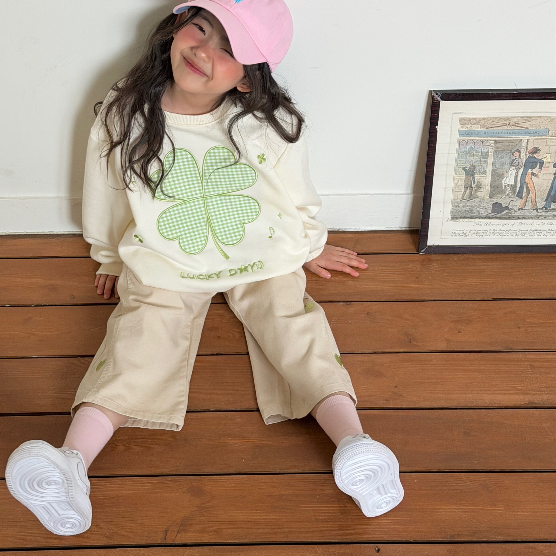 90-130 幸運草大學T