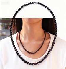 YY2625  MD176收藏级血翳珀6+颈链 (手串）