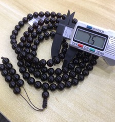 YY2626  MD018收藏级缅血翳7mm佛珠