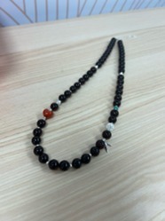 YY2627  DIY930血翳8mm项链