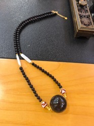 YY2628  DIY852血翳巴洛克项链