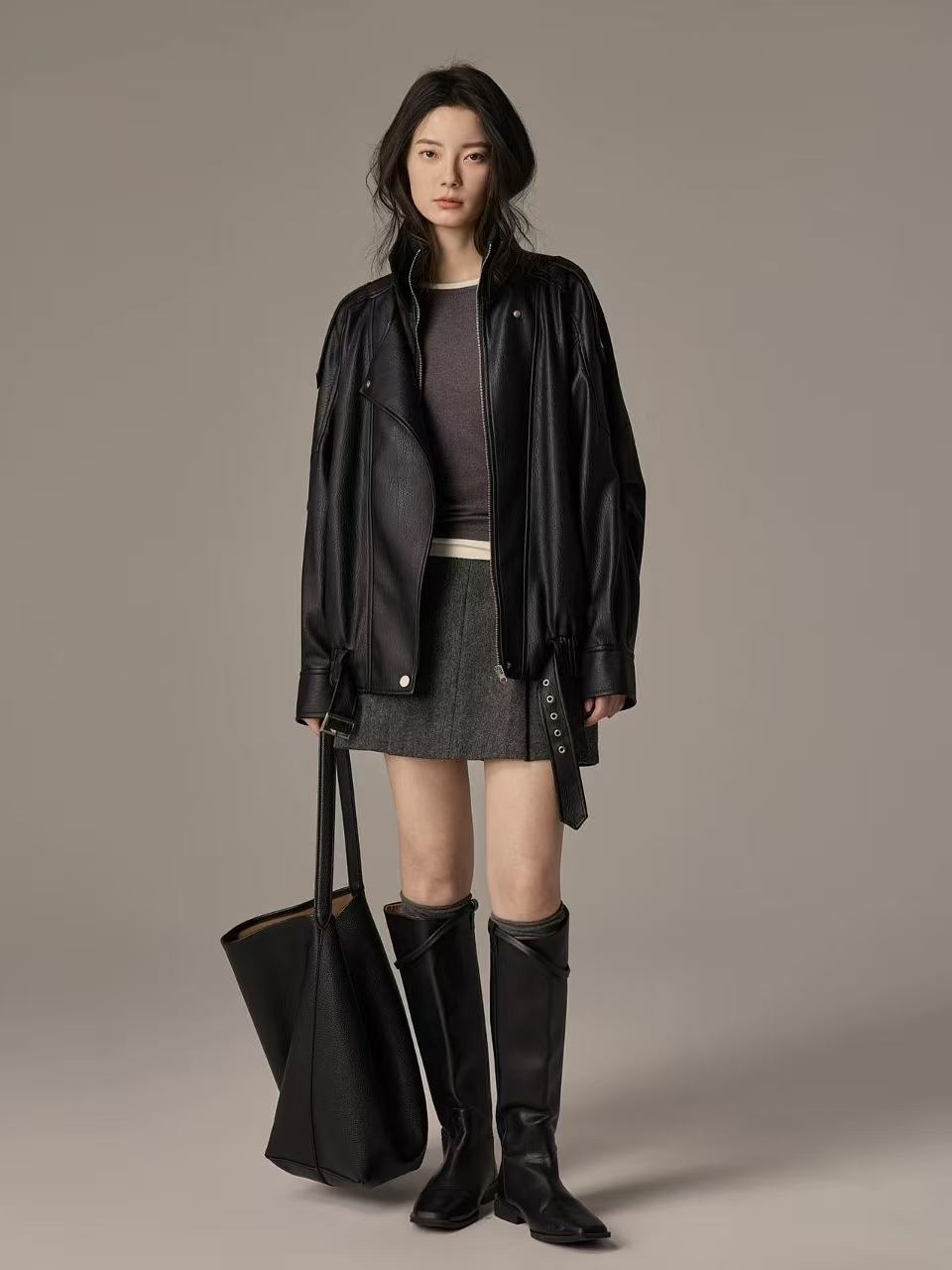 212 高級蛋白皮外套