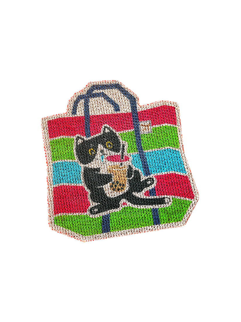 厚呷小吃雙面貓抓板-珍奶