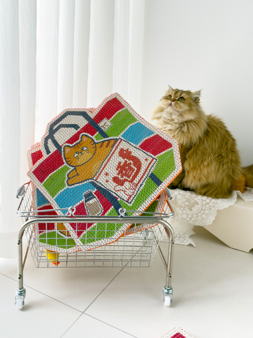 厚呷小吃雙面貓抓板-雞排