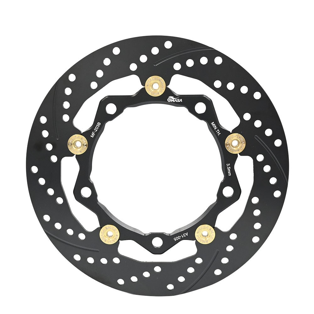 【MASA】MF-200B 系列 前浮動碟 輕量化-黑金碟