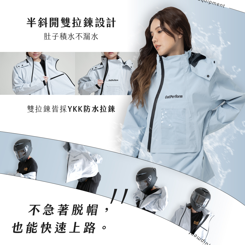 雙拉鍊都採用YKK拉鍊