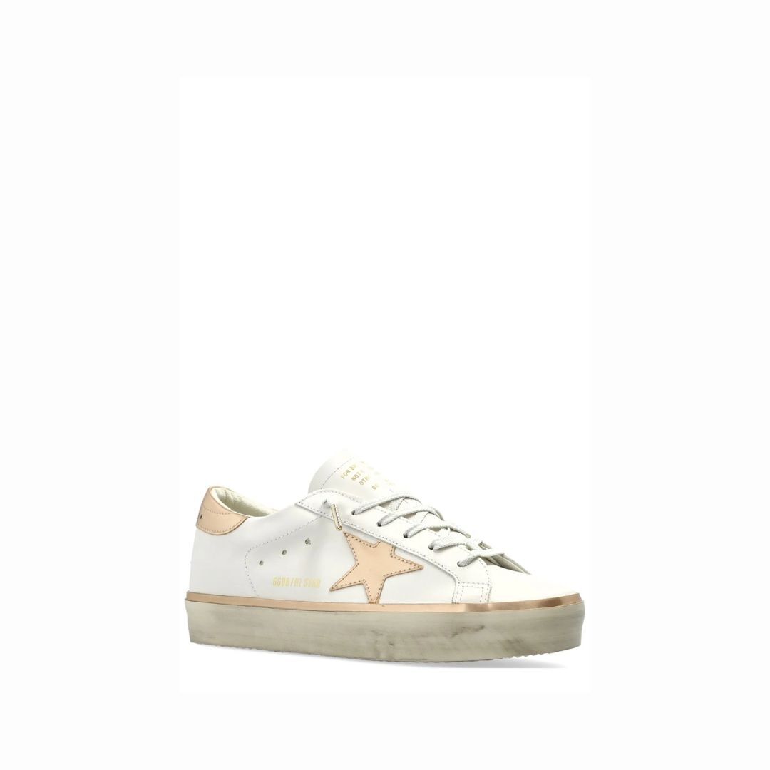 1FF0101-273 [GOLDEN GOOSE] Deluxe Brand Hi Star Lace-Up Sneakers White (SS26) #GWF00118F008128 10961 (S-EU-E)