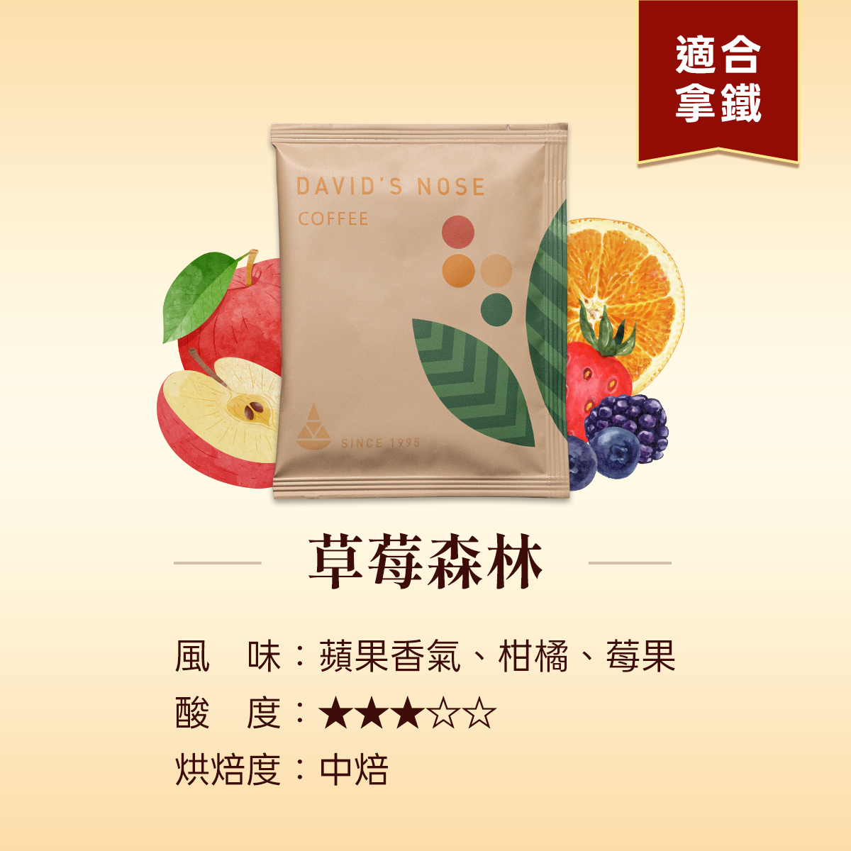 草莓森林 浸泡式咖啡隨身包 特調配方 (每盒12包)