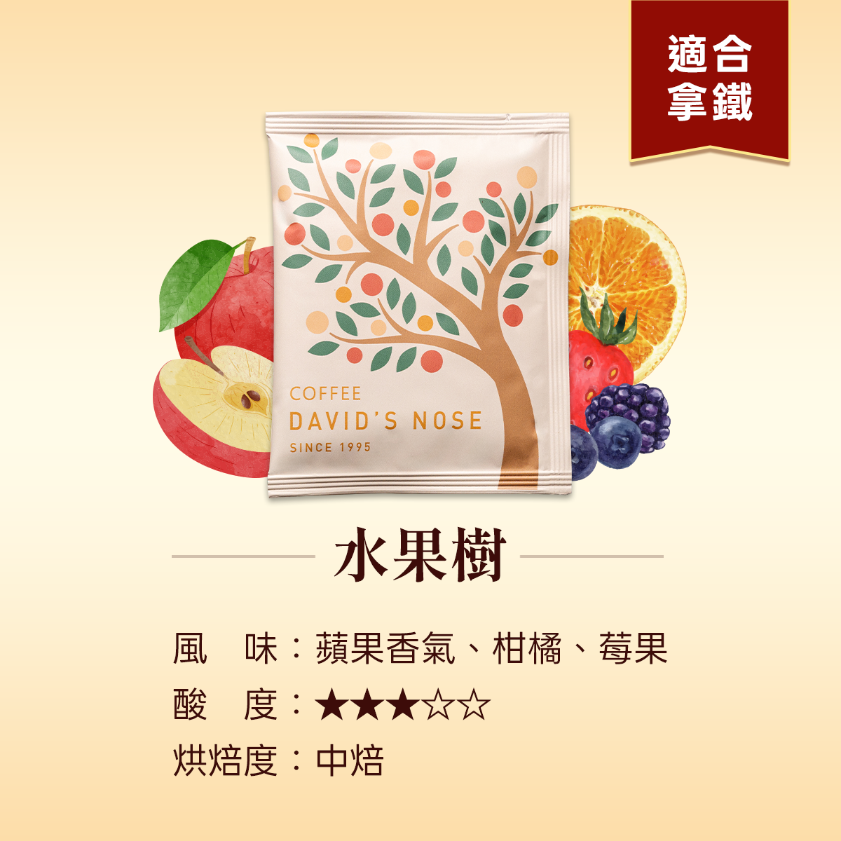 水果樹 浸泡式咖啡隨身包（每盒12包)