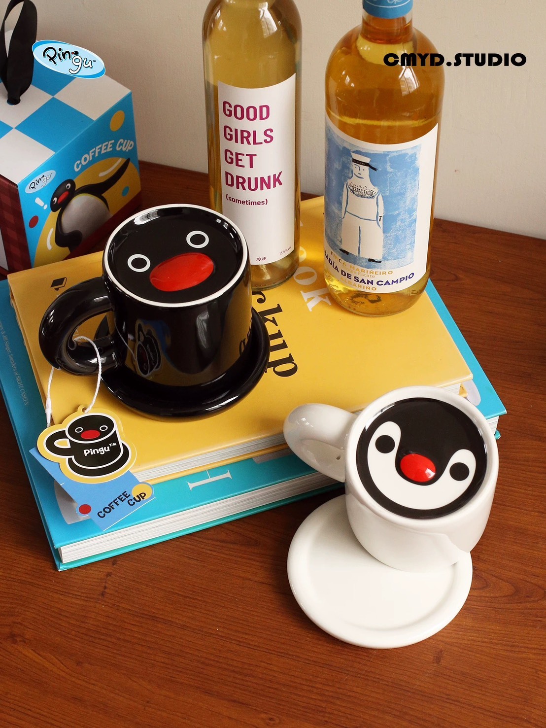 PINGU 躲貓貓 馬克杯 370ML