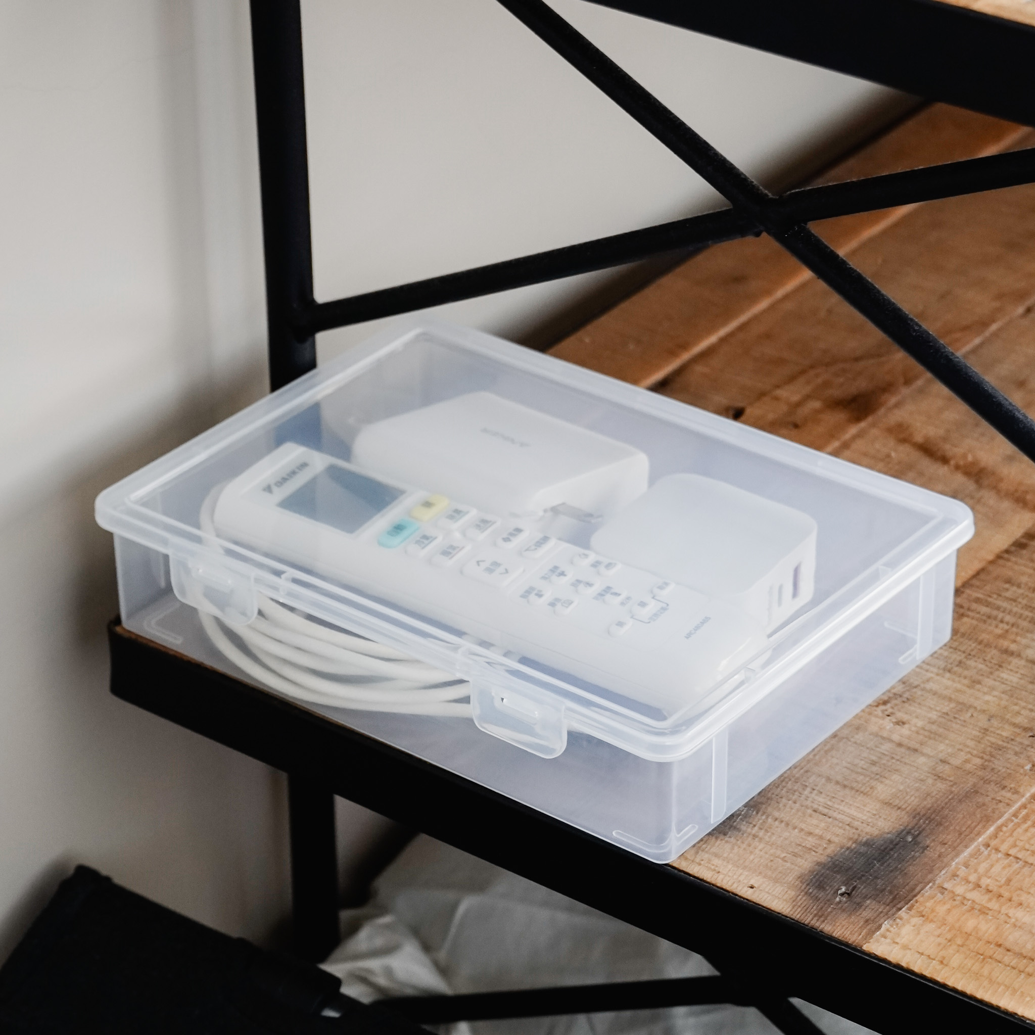 透明卡扣文件收納盒  三款售