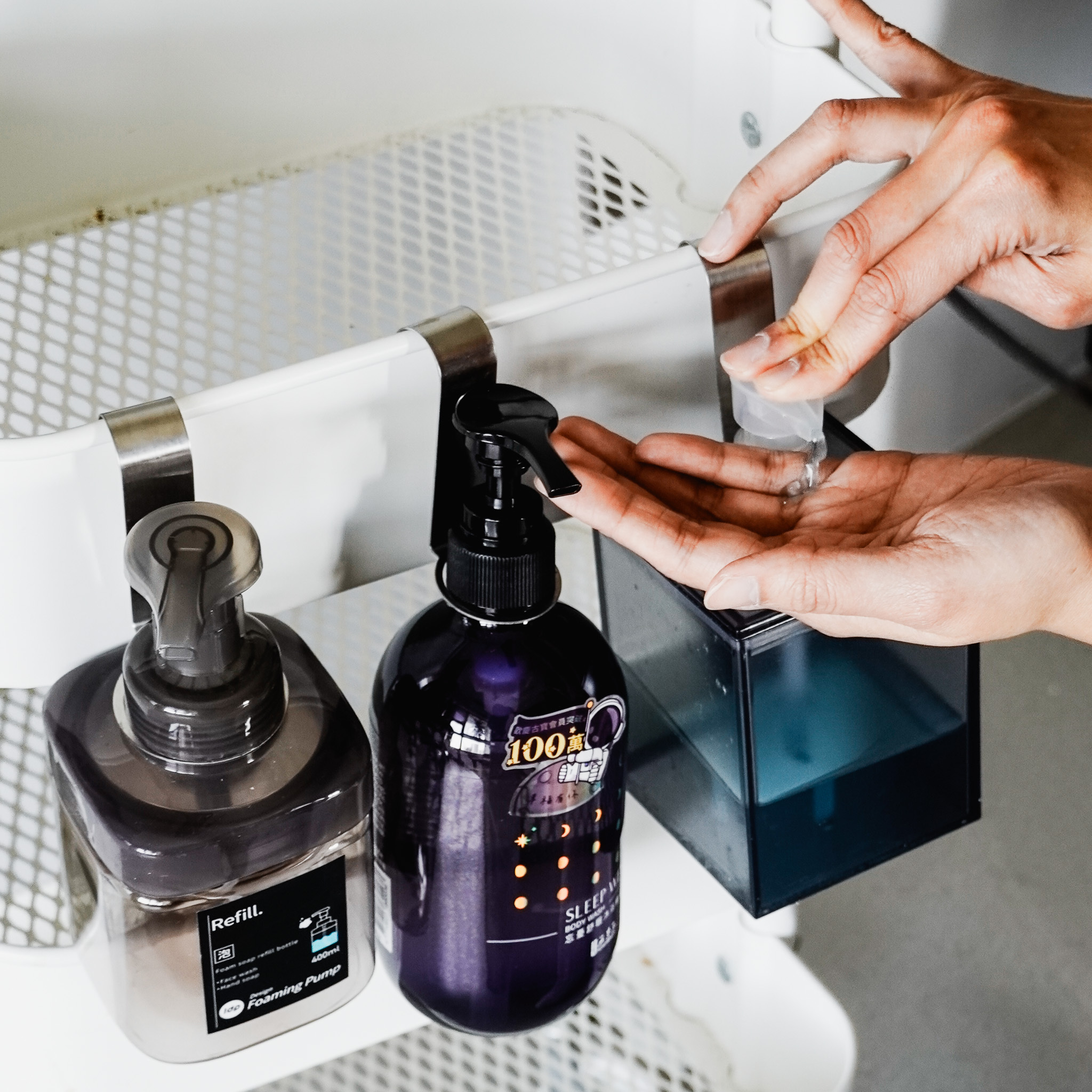 掛桿式瓶罐收納掛架