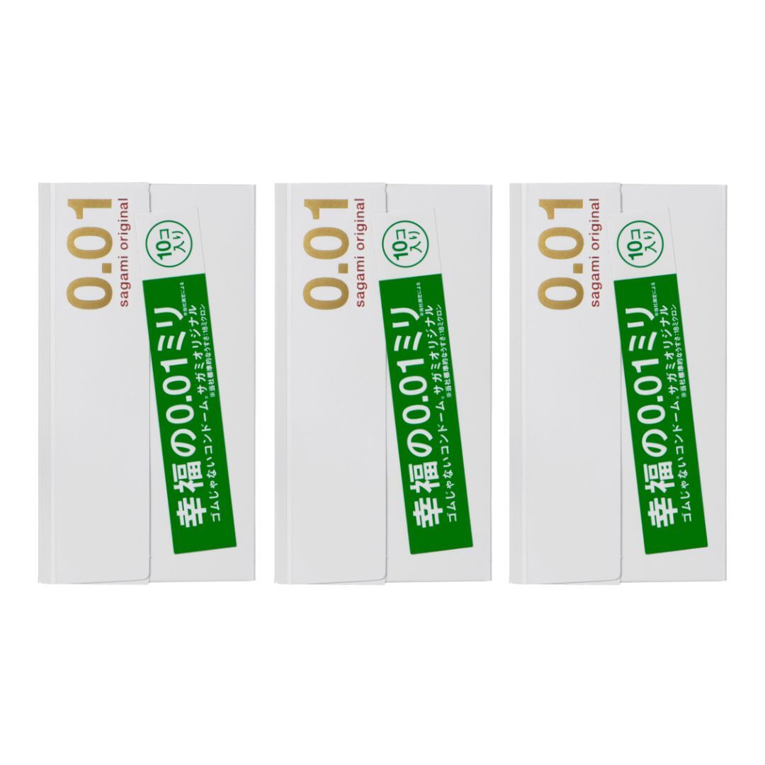 日本相模 Sagami Original 0.01安全套（10片裝）三盒裝