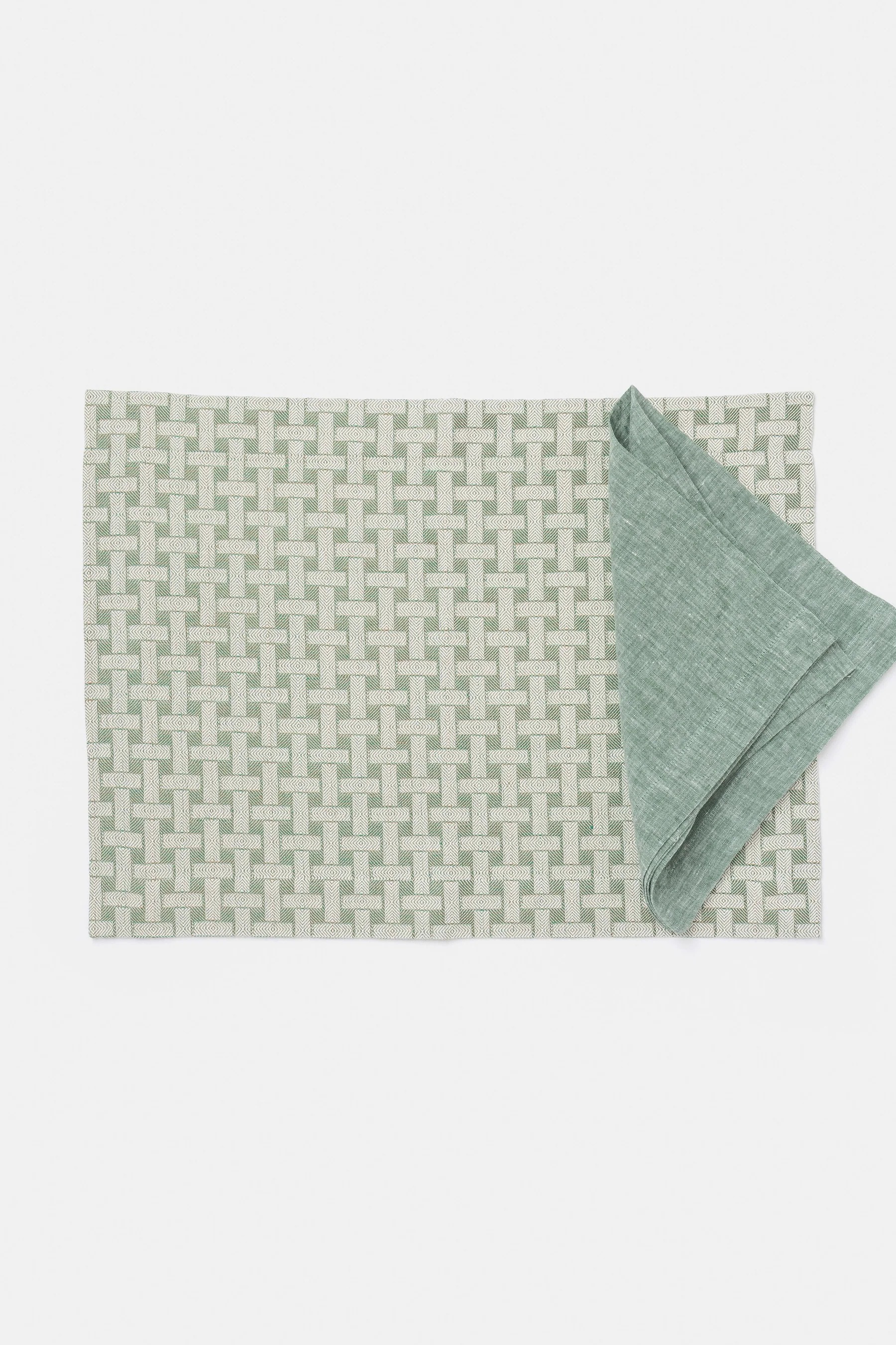 F24 設計餐墊＿灰色調的藍綠色