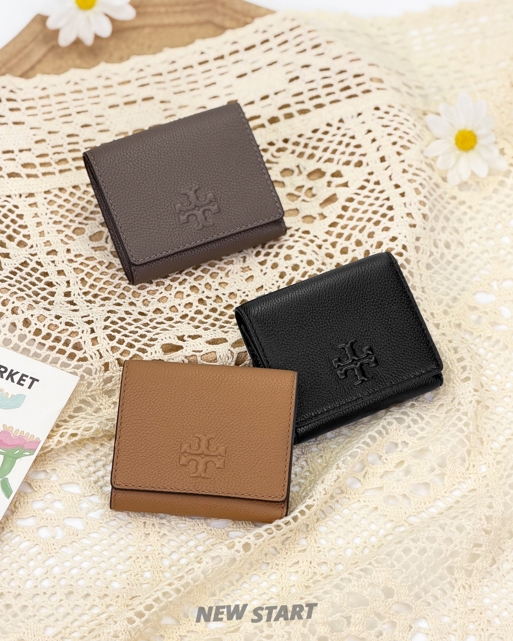 Tory Burch TB THEA 三折短夾 女生短夾