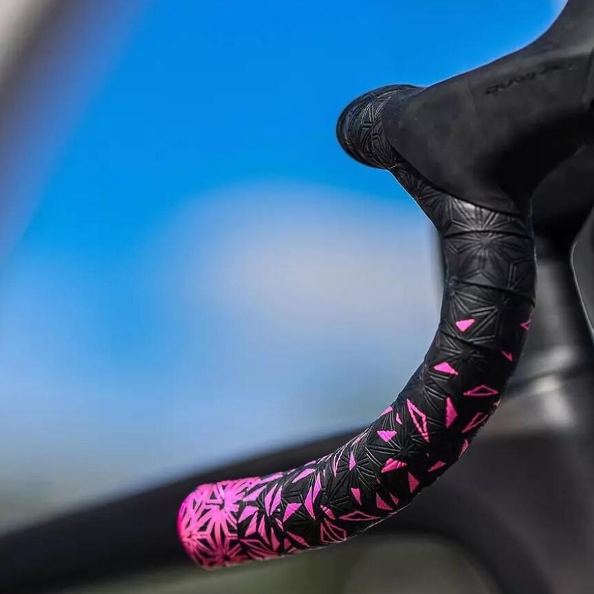 【SUPACAZ】自行車把帶 公路車把手纏繞帶STARFADE BT-51 霓虹粉(螢光粉)