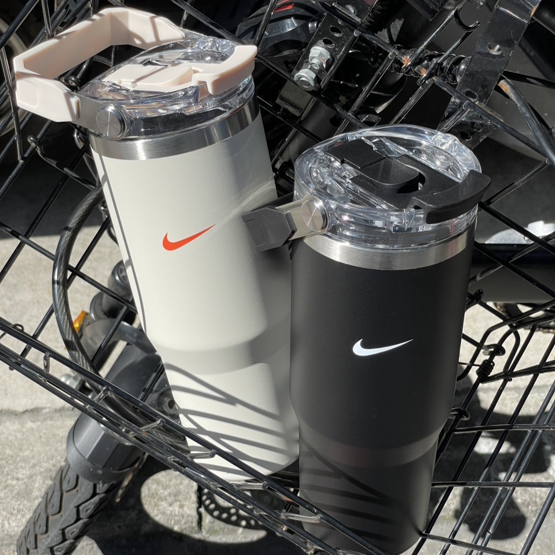 NIKE 環保飲料杯 冰壩杯 黑 BT020010A 白 BT020107A