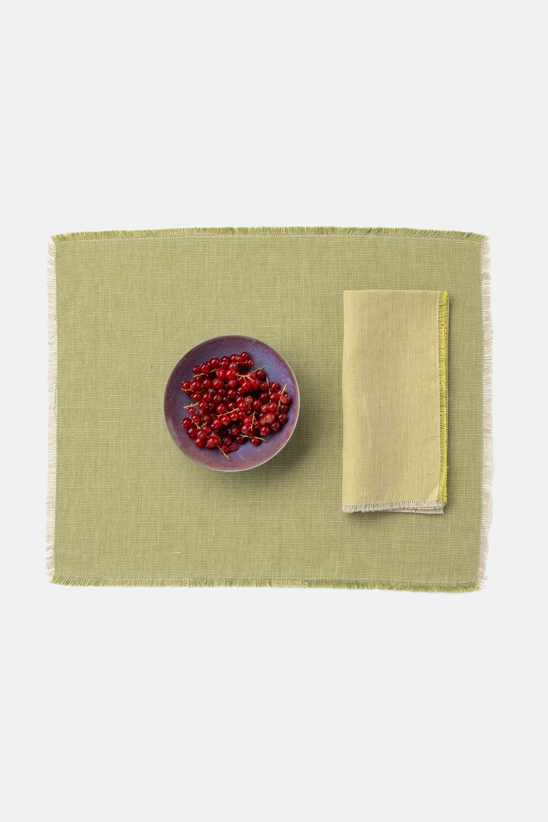 Fil a Fil 亞麻餐墊＿草綠