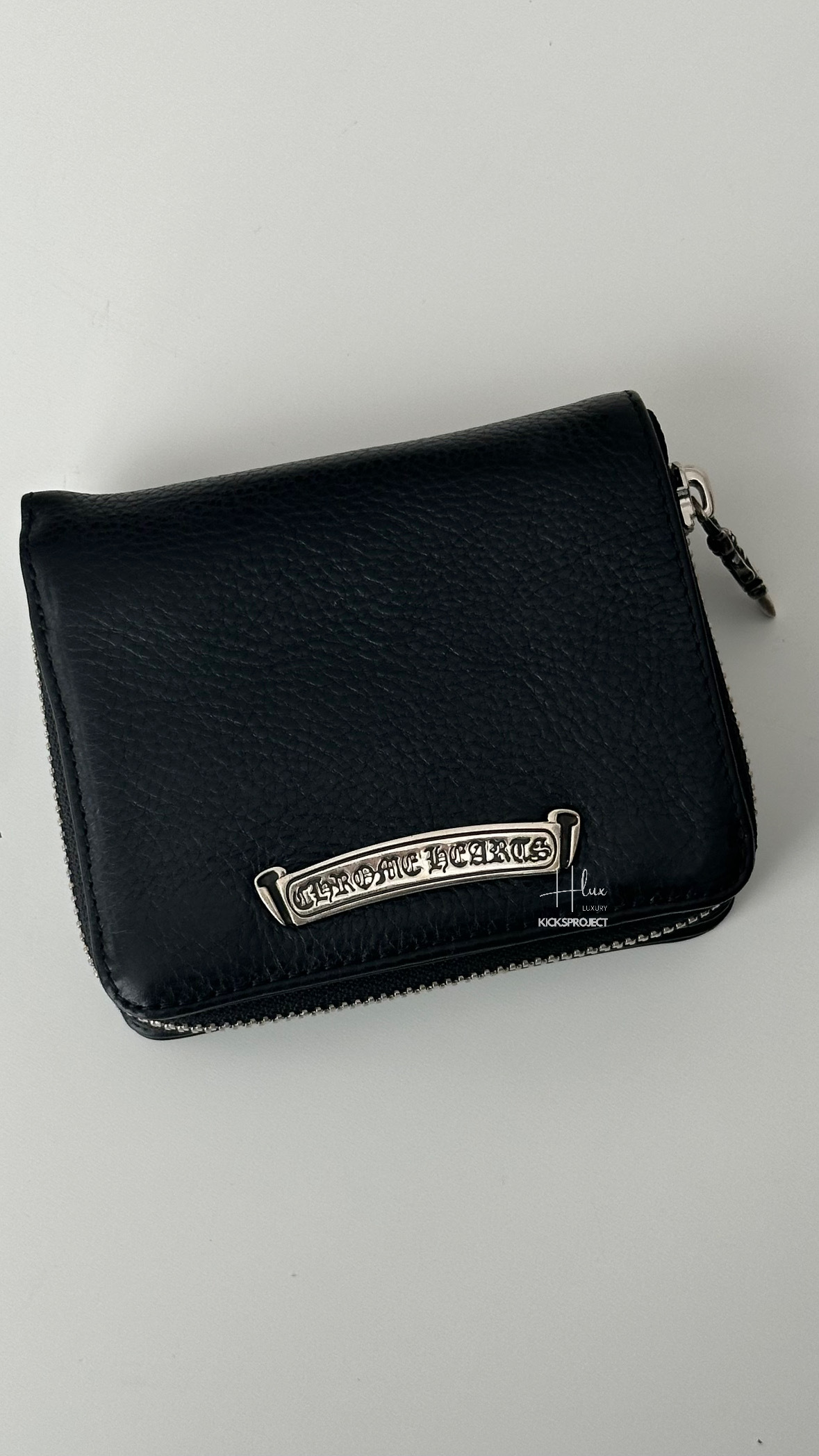 chrome hearts SQ zip bill wallet