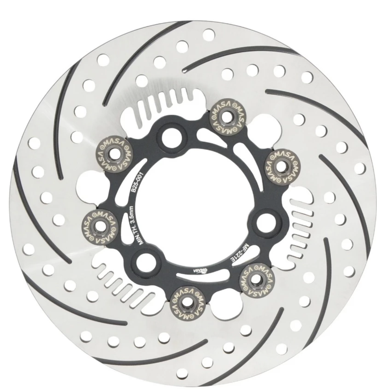 【MASA】MF-200E 系列 前浮動碟 散熱-鰭片版 DIO50/高手100/奔騰G3~G4/VJR/MANY