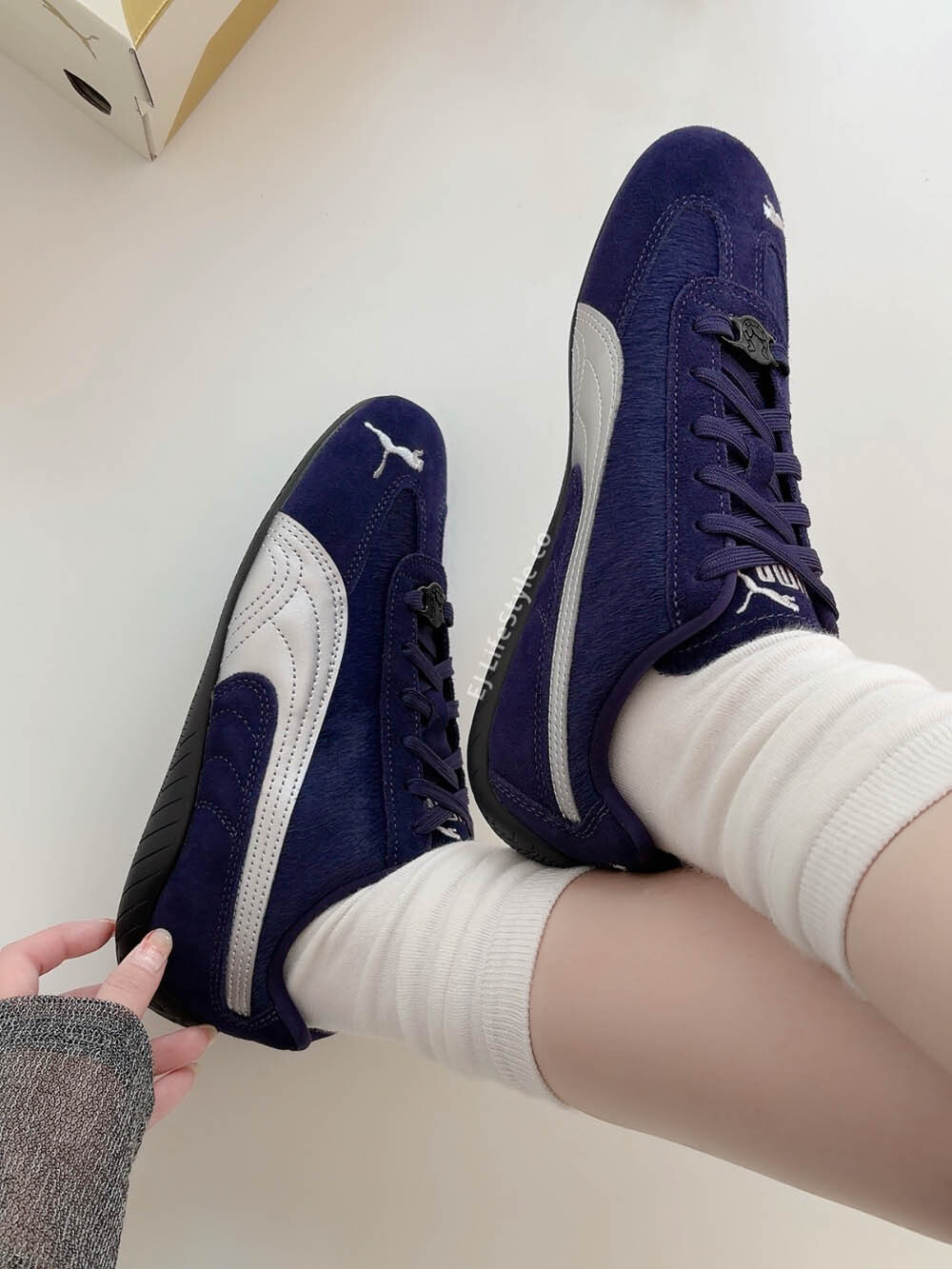 PUMA SPEEDCAT "Year Of Horse" 馬年限定 靛藍紫 紫色 仿馬鬃毛 賽車鞋 男女鞋 406666-01 / 調貨