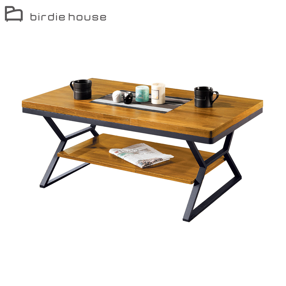 柏蒂家居-庫珀工業風3.6尺大茶几