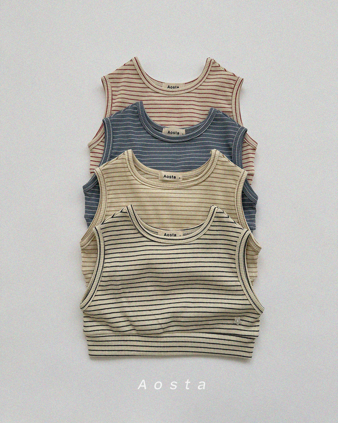 晨光散步條紋背心