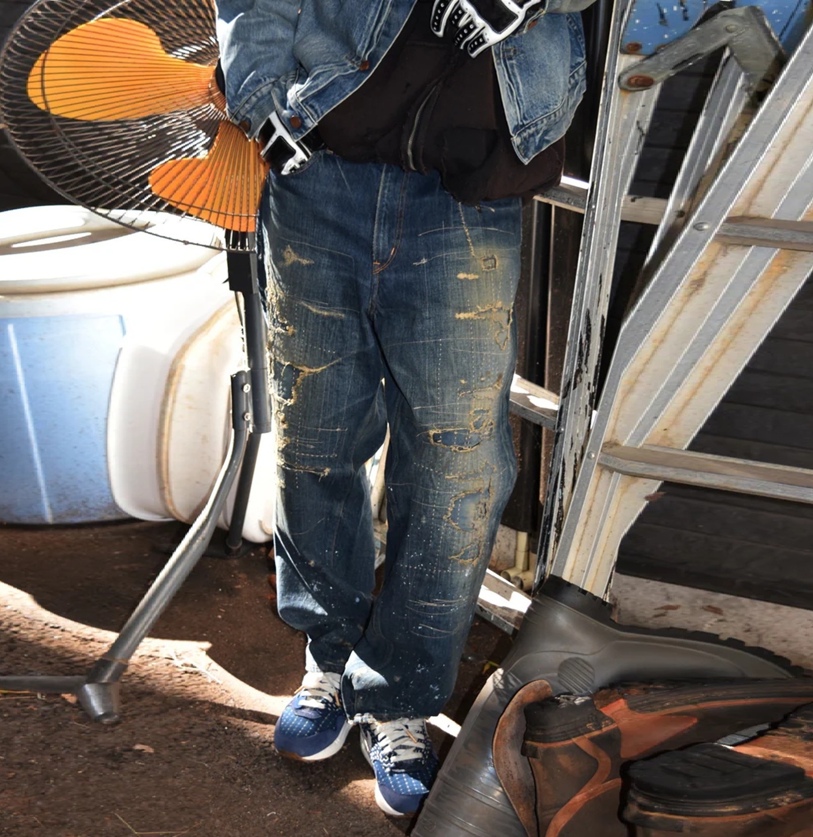 ANACHRONORM HARD REMAKED REGULAR TAPERED 5P PANTS INDIGO (REMAKE) AN401 - PRE ORDER ITEM (預訂中)