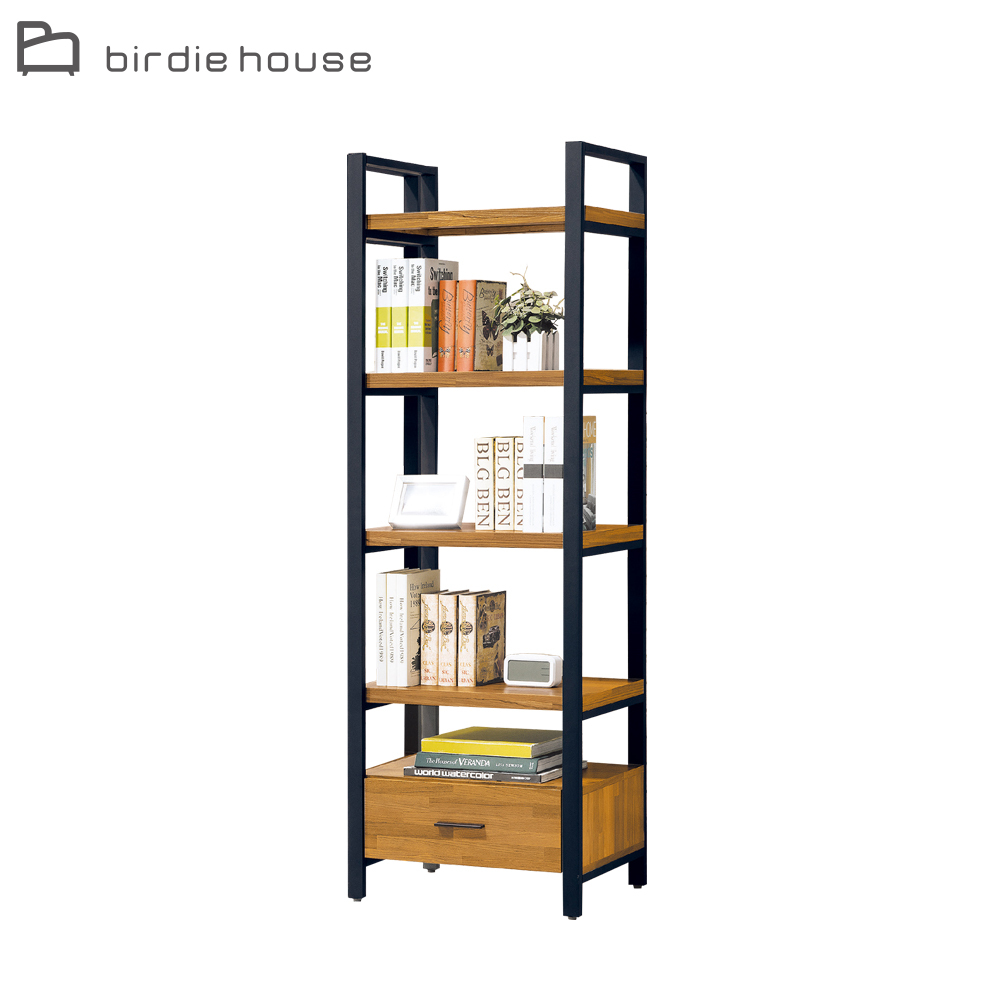 柏蒂家居-庫珀工業風2尺工業風書架/展示置物架