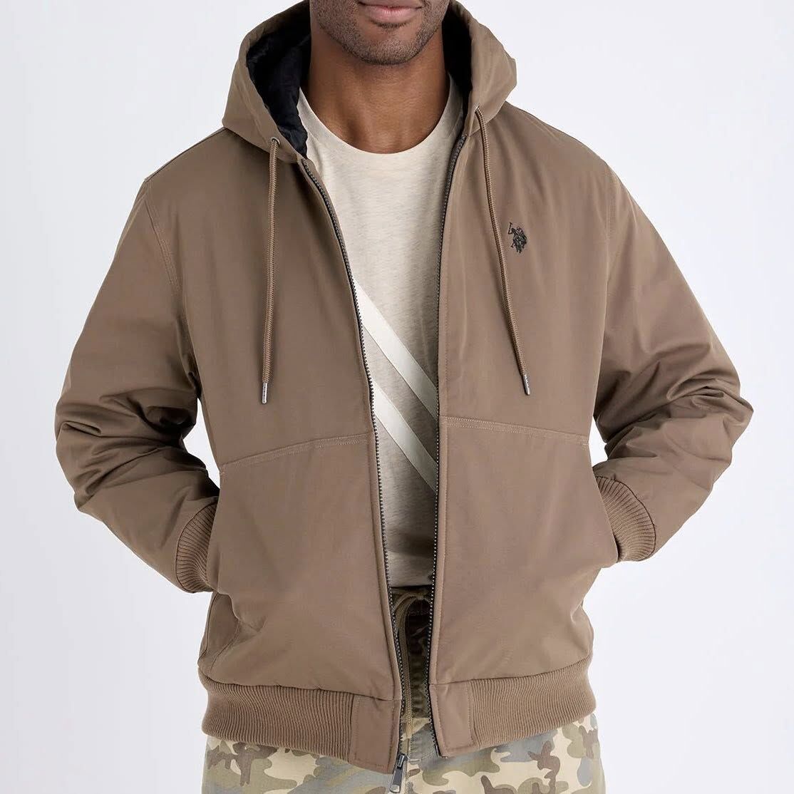 『FB社團 限時限定 』us polo jacket 淺摩卡色